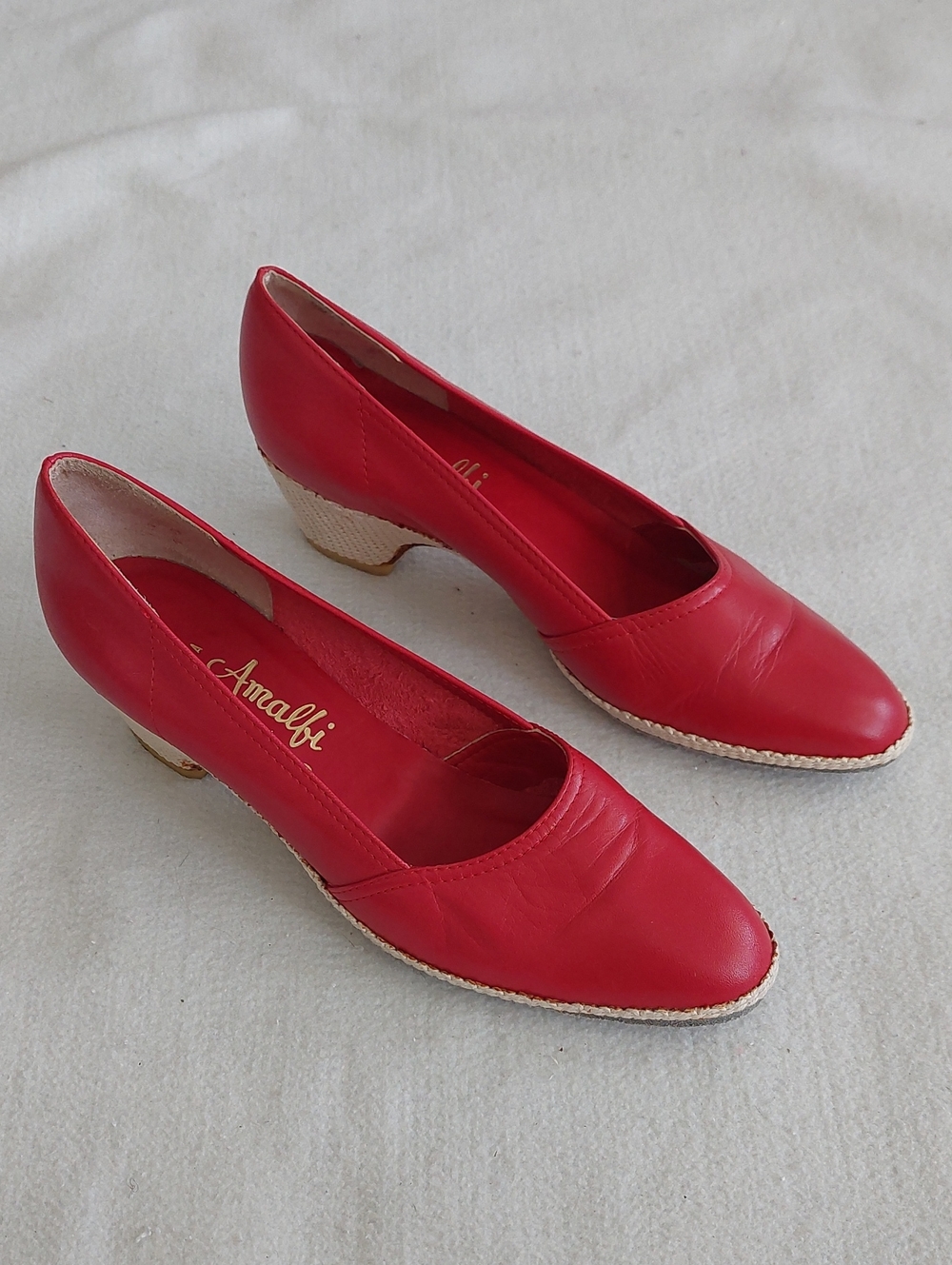 AMALFI By RANGONI Leather Heeled Loafers